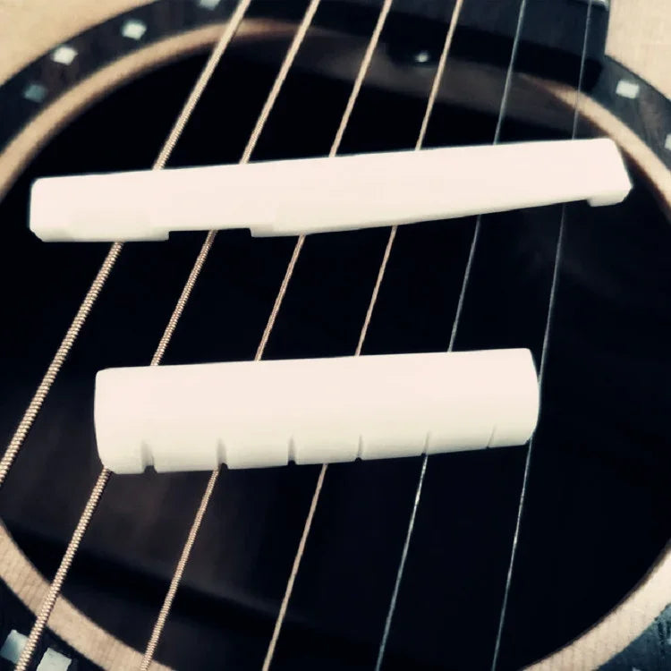 Coussin pour cordes de guitare, coussin en os de bœuf pour chevalet supérieur et inférieur, accessoires de guitare, cordes de guitare