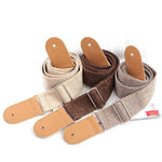 Sangle de guitare en coton et lin avec clous, bandoulière diagonale, accessoires pour instruments de musique