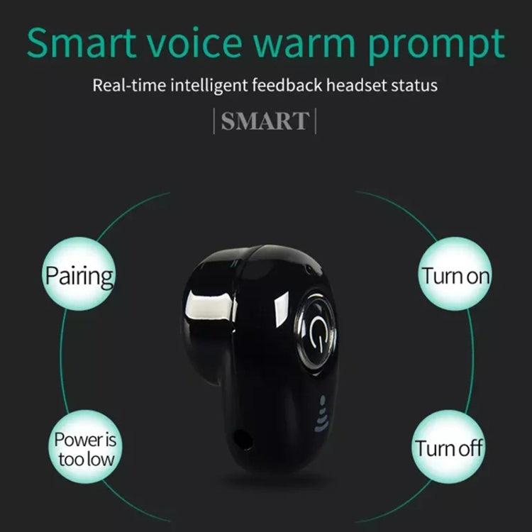 Écouteurs intra-auriculaires Bluetooth S065 Mini Sport avec micro pour tous les téléphones