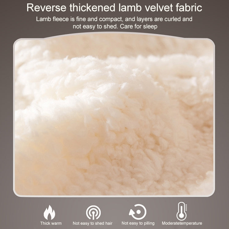 Couverture d'hiver pour canapé Double épaisseur Cachemire Polaire corail Couverture de bureau, 1,5x2m, 2x2,3m