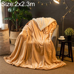 Couverture d'hiver pour canapé Double épaisseur Cachemire Polaire corail Couverture de bureau, 1,5x2m, 2x2,3m