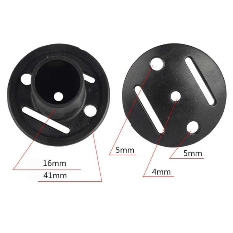 2 pièces bouchon anti-crevaison pour bâton de randonnée Alpenstock, étui de protection pour barre, casque en plastique anti-éclatement