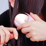 Brosse lissante électrique portable à ions pour cheveux, peigne à ions négatifs, peigne anti-statique massant pour cheveux lisses, rose, vert