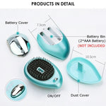 Brosse lissante électrique portable à ions pour cheveux, peigne à ions négatifs, peigne anti-statique massant pour cheveux lisses, rose, vert