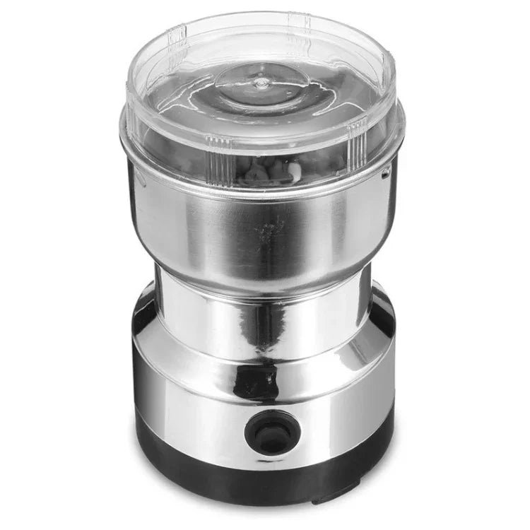 Moulin à café multifonctionnel avec prise UE, en acier inoxydable, pour herbes/épices/noix/grains/grains de café, moulin à café, prise UE