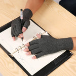 Une paire de gants de sport respirants à demi-doigts pour la rééducation et l'arthrite, Gris S, Fibre noire S, Distribution gris chanvre S, Gris M, Fibre noire M, Distribution gris chanvre M, Gris L, Fibre noire L, Distribution gris chanvre L