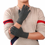 Une paire de gants de sport respirants à demi-doigts pour la rééducation et l'arthrite, Gris S, Fibre noire S, Distribution gris chanvre S, Gris M, Fibre noire M, Distribution gris chanvre M, Gris L, Fibre noire L, Distribution gris chanvre L