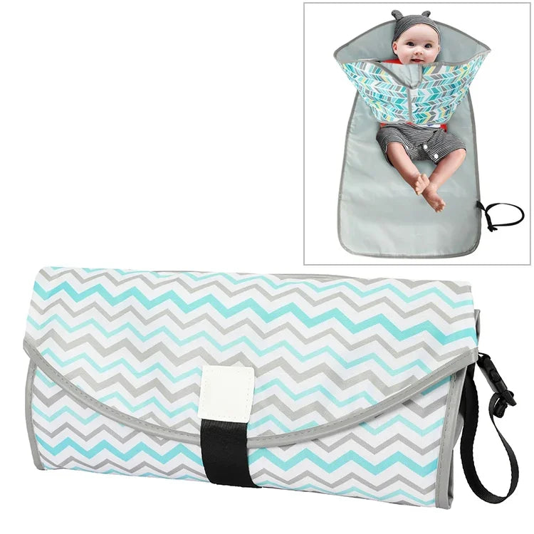 Tapis à langer bébé portable pliable imperméable coussin d'allaitement, Taille unique