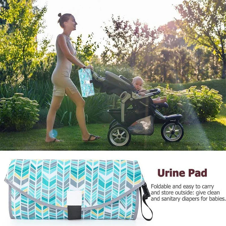 Tapis à langer bébé portable pliable imperméable coussin d'allaitement, Taille unique