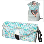 Tapis à langer bébé portable pliable imperméable coussin d'allaitement, Taille unique