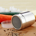 Poudrier en acier inoxydable 304, réservoir à condiment, baril à maille fine, outils de cuisine ménagers pour poudre de cacao, réservoir à poudre de cacao