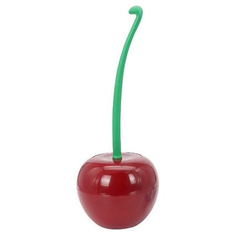 Brosse de Toilette en Forme de Cerise, Brosse de Lavabo Créative et Mignonne pour Salle de Bain, Kit de Nettoyage de Toilettes, Rouge, Vert