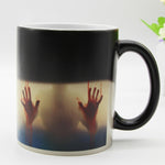 Tasse The Walking Dead à changement de couleur, en céramique thermosensible, 301-400 ml