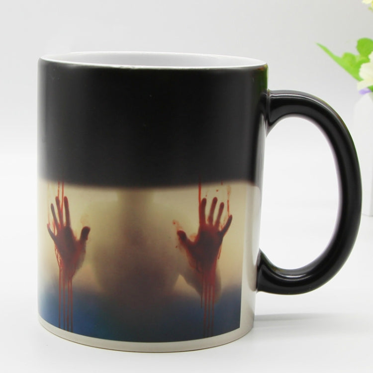 Tasse The Walking Dead à changement de couleur, en céramique thermosensible, 301-400 ml