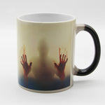 Tasse The Walking Dead à changement de couleur, en céramique thermosensible, 301-400 ml