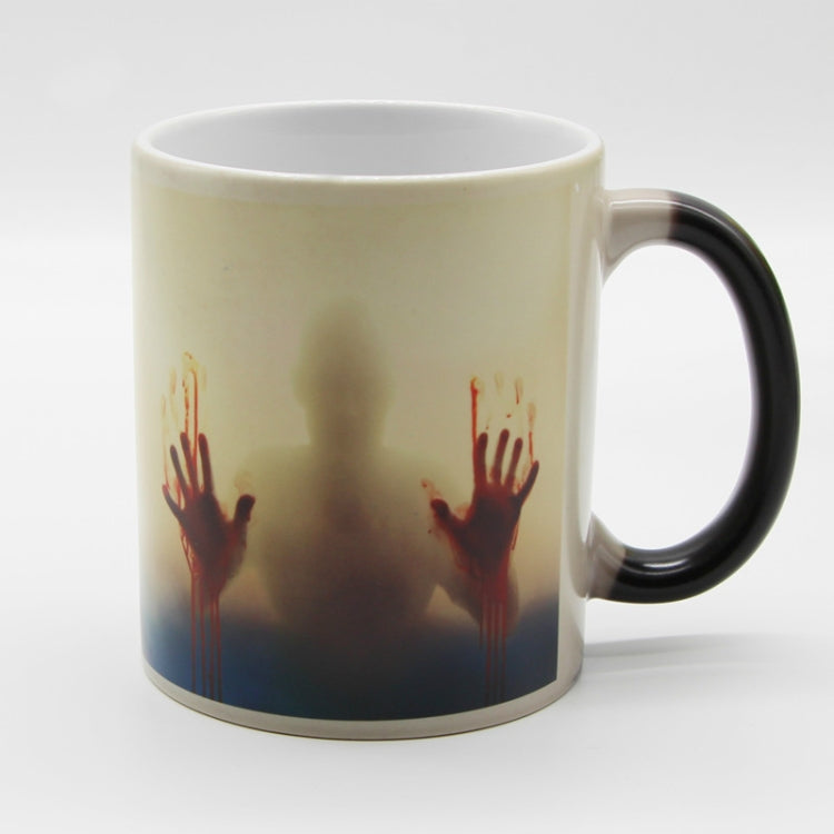 Tasse The Walking Dead à changement de couleur, en céramique thermosensible, 301-400 ml