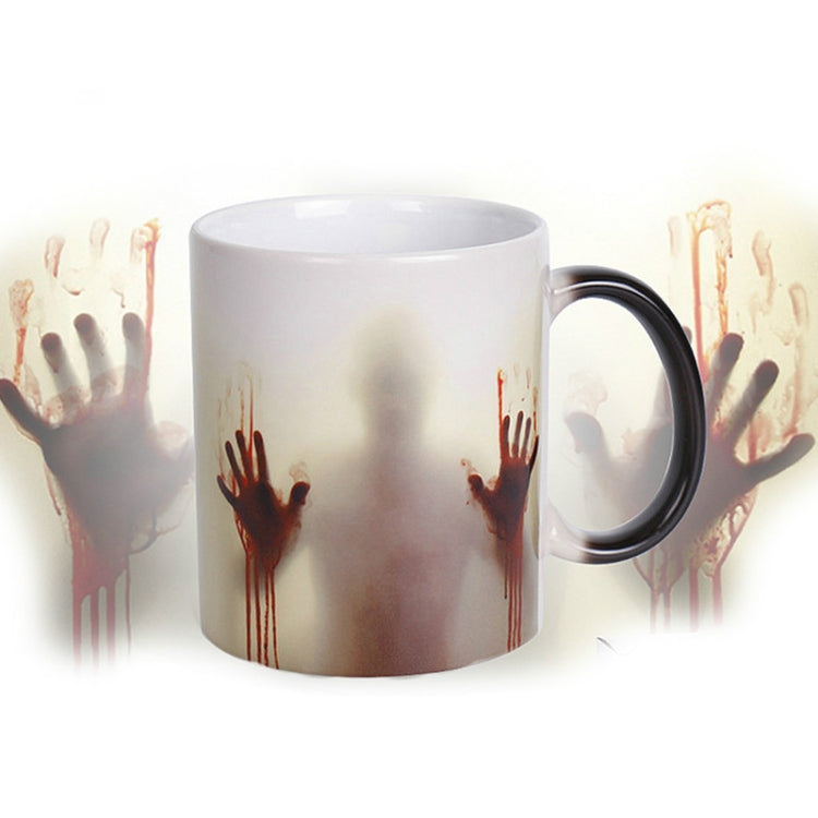 Tasse The Walking Dead à changement de couleur, en céramique thermosensible, 301-400 ml