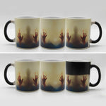 Tasse The Walking Dead à changement de couleur, en céramique thermosensible, 301-400 ml