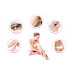 Tondeuse électrique portable de précision pour sourcils et visage - Rasoir coupe-cheveux pour l'épilation du visage