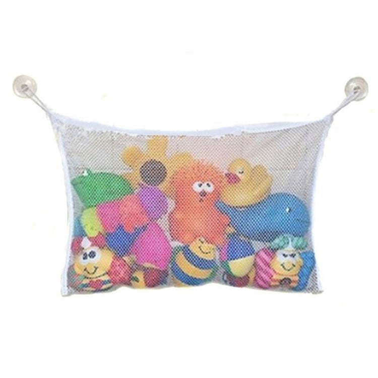 Lot de 2 organisateurs de rangement suspendus pour jouets de bain d'enfant avec ventouses