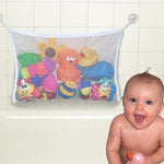 Lot de 2 organisateurs de rangement suspendus pour jouets de bain d'enfant avec ventouses
