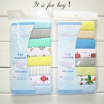 8 pièces/lot Serviettes en coton nouveau-né Serviette à salive Serviette d'allaitement pour bébés garçons filles Mouchoir