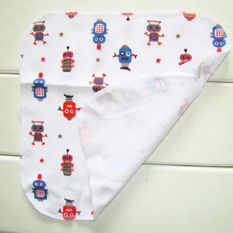 8 pièces/lot Serviettes en coton nouveau-né Serviette à salive Serviette d'allaitement pour bébés garçons filles Mouchoir