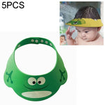 2 pièces Casquette bébé enfant Casque de douche Casquette de bain bébé Chapeau de douche Visor de bain Casquette bouclier lavage cheveux pour enfants, Cochon rose, Chien jaune, Grenouille verte