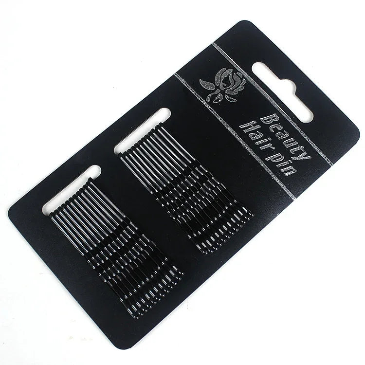 3 Pinces à cheveux barrettes noires et dorées pour femmes, accessoires pour cheveux
