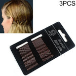 3 Pinces à cheveux barrettes noires et dorées pour femmes, accessoires pour cheveux