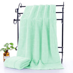 Serviette de bain jacquard épaisse pour adulte, Taille : 70 x 140cm