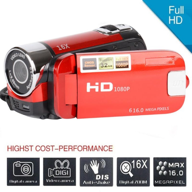 Appareil photo DV 16 millions de pixels HD avec zoom numérique 16X pour la maison et les voyages, prise américaine