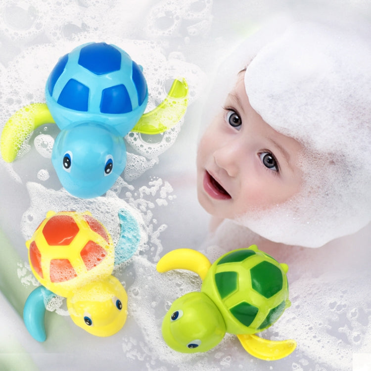 Jouet horloge mécanique en forme de tortue dessin animé, jouet d'eau pour bain de bébé, jouet éducatif pour enfants, tortue éducative (bleu clair), tortue éducative (orange), tortue éducative (verte)