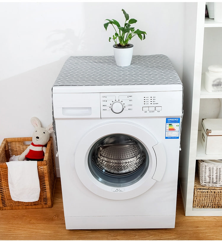 Housse anti-poussière pour machine à laver domestique 55x130cm, housse anti-poussière pour réfrigérateur de cuisine