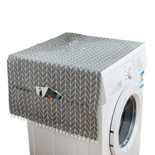 Housse anti-poussière pour machine à laver domestique 55x130cm, housse anti-poussière pour réfrigérateur de cuisine
