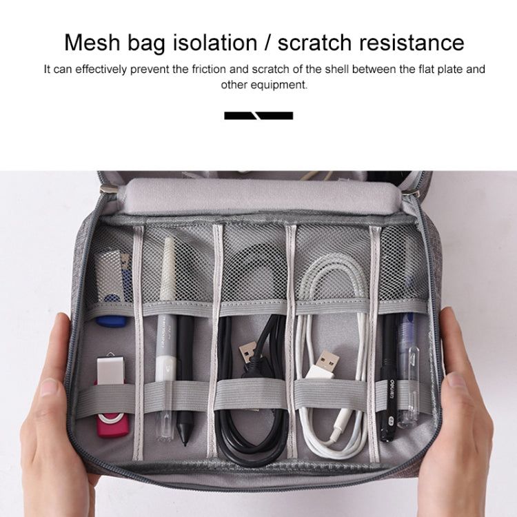 Sac de rangement numérique pour câbles Hommes Portable Voyage Gadgets Pochette Cordon d'alimentation Chargeur Organisateur de casque