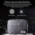 Sac de rangement numérique pour câbles Hommes Portable Voyage Gadgets Pochette Cordon d'alimentation Chargeur Organisateur de casque