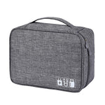 Sac de rangement numérique pour câbles Hommes Portable Voyage Gadgets Pochette Cordon d'alimentation Chargeur Organisateur de casque