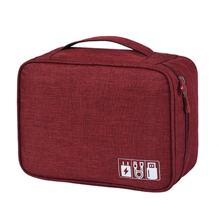 Sac de rangement numérique pour câbles Hommes Portable Voyage Gadgets Pochette Cordon d'alimentation Chargeur Organisateur de casque