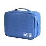 Sac de rangement numérique pour câbles Hommes Portable Voyage Gadgets Pochette Cordon d'alimentation Chargeur Organisateur de casque