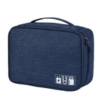 Sac de rangement numérique pour câbles Hommes Portable Voyage Gadgets Pochette Cordon d'alimentation Chargeur Organisateur de casque