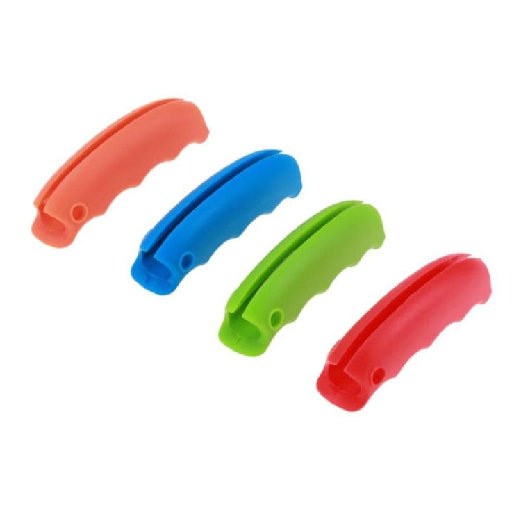 2 Pcs Pince à nourriture créative en silicone Portable Anti-coupure Main Économiseur de main Sac de courses Porteur