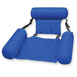 Hamac gonflable pliable à double usage avec dossier flottant, drainage, chaise longue de plaisir en amont, lit canapé flottant, avec planche en mousse, sans planche en mousse