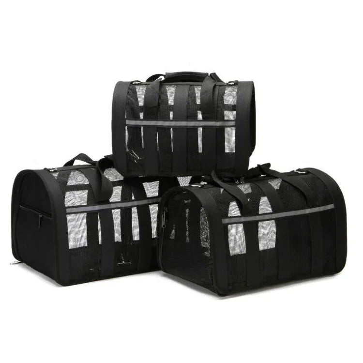Sac de transport portable en maille respirante pliable pour animaux de compagnie, S, M, L