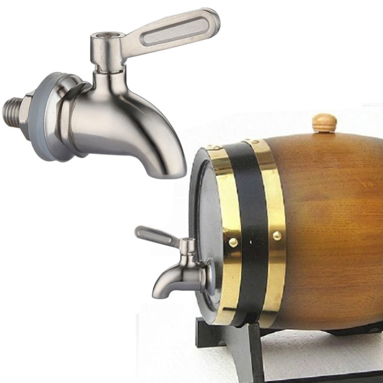 Distributeur de Boissons Tonneau à Vin Robinet en Acier Inoxydable pour Café Jus, 12mm, 16mm