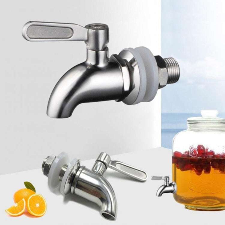 Distributeur de Boissons Tonneau à Vin Robinet en Acier Inoxydable pour Café Jus, 12mm, 16mm