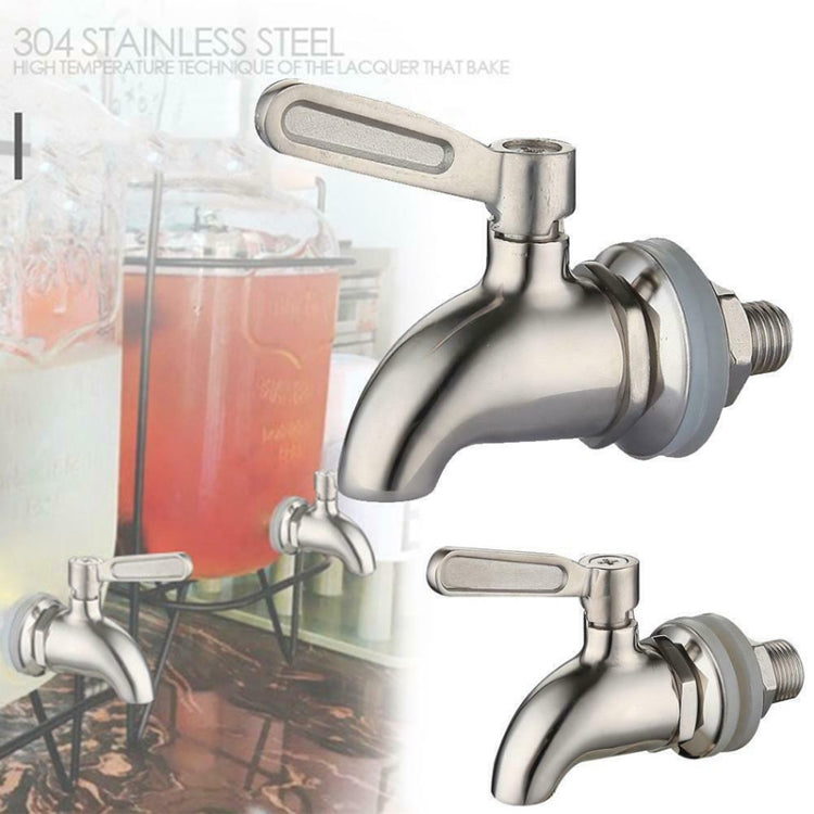 Distributeur de Boissons Tonneau à Vin Robinet en Acier Inoxydable pour Café Jus, 12mm, 16mm