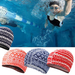 Bonnet de bain en tissu confortable pour hommes et femmes, Bonnet de bain en tissu (Bande rouge-12), Bonnet de bain en tissu (Bande bleue-11), Bonnet de bain en tissu (Rouge-21), Bonnet de bain en tissu (Bleu-22)