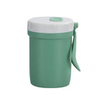 Tasse à Soupe Anti-brûlure Créative en Plastique pour Boisson Petit-déjeuner Porridge Micro-ondes