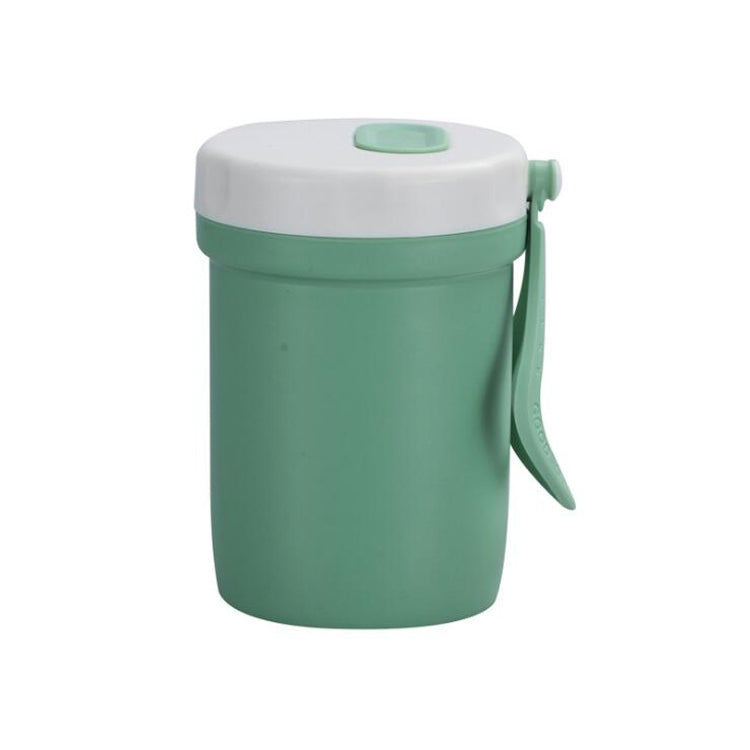 Tasse à Soupe Anti-brûlure Créative en Plastique pour Boisson Petit-déjeuner Porridge Micro-ondes